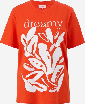 s.Oliver T-Shirt in Orange: predná strana