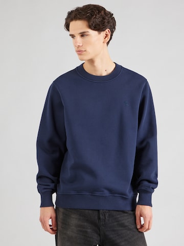 Sweat-shirt Abercrombie & Fitch en bleu : devant