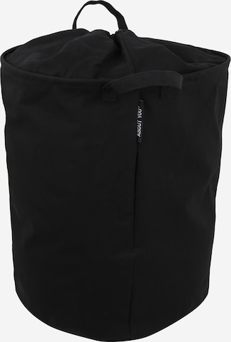 ABOUT YOU Laundry Basket 'Comfy L' in Black: front