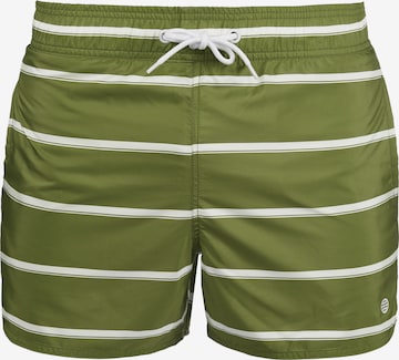 BLEND Zwemshorts in Groen: voorkant