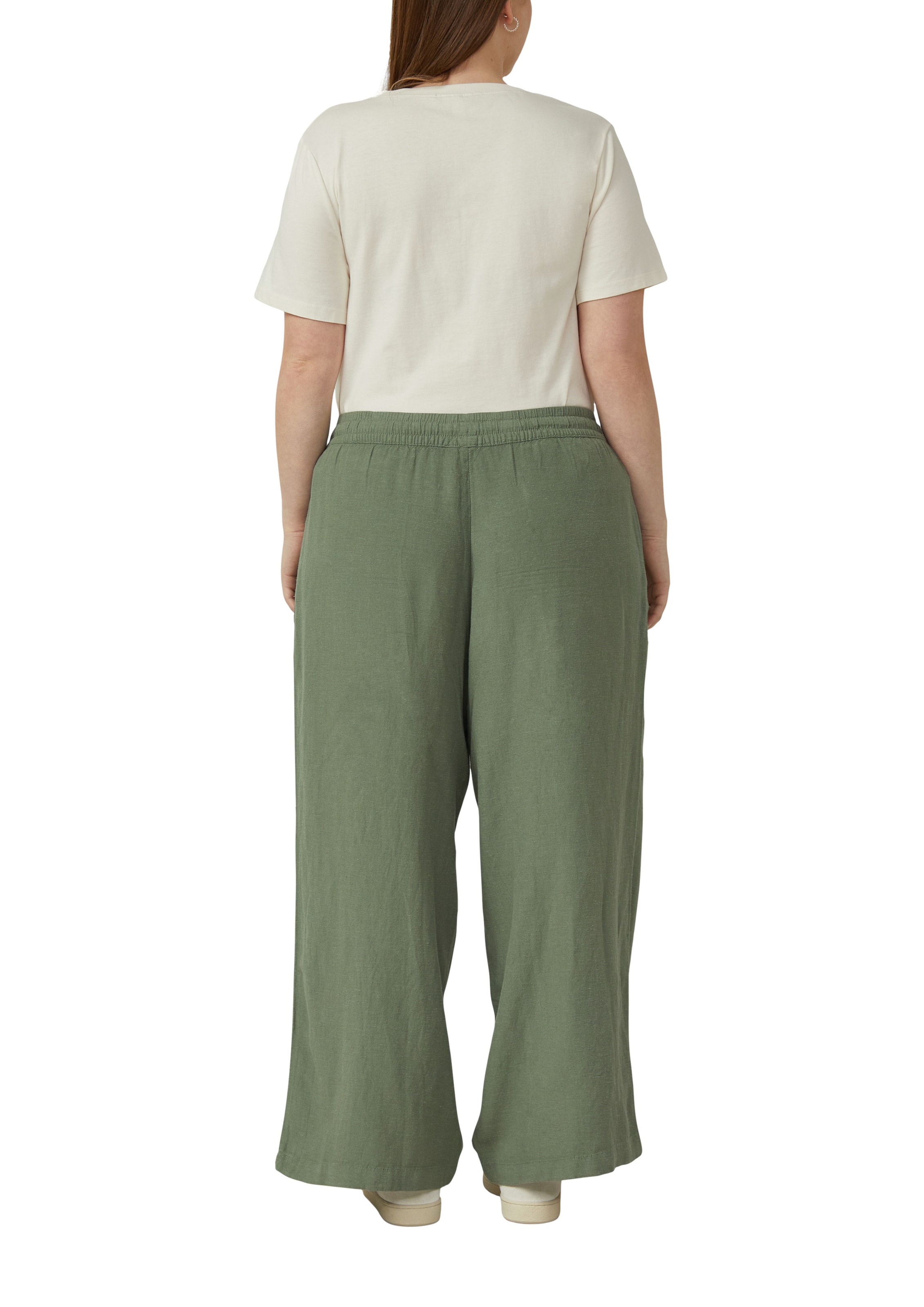 QS Regular Broek in Groen