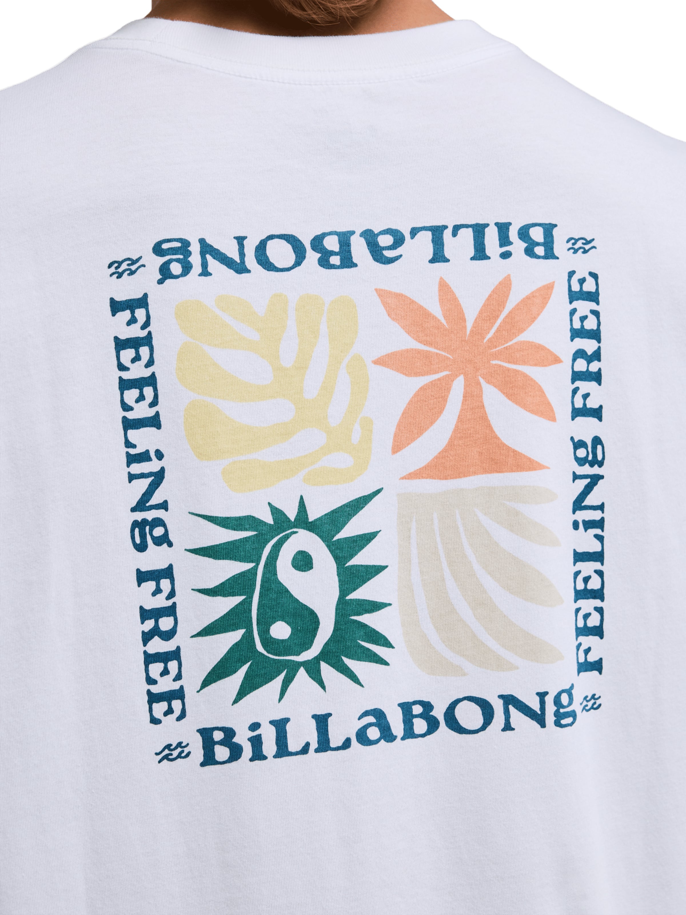 BILLABONG T-shirt 'Surge' i vit
