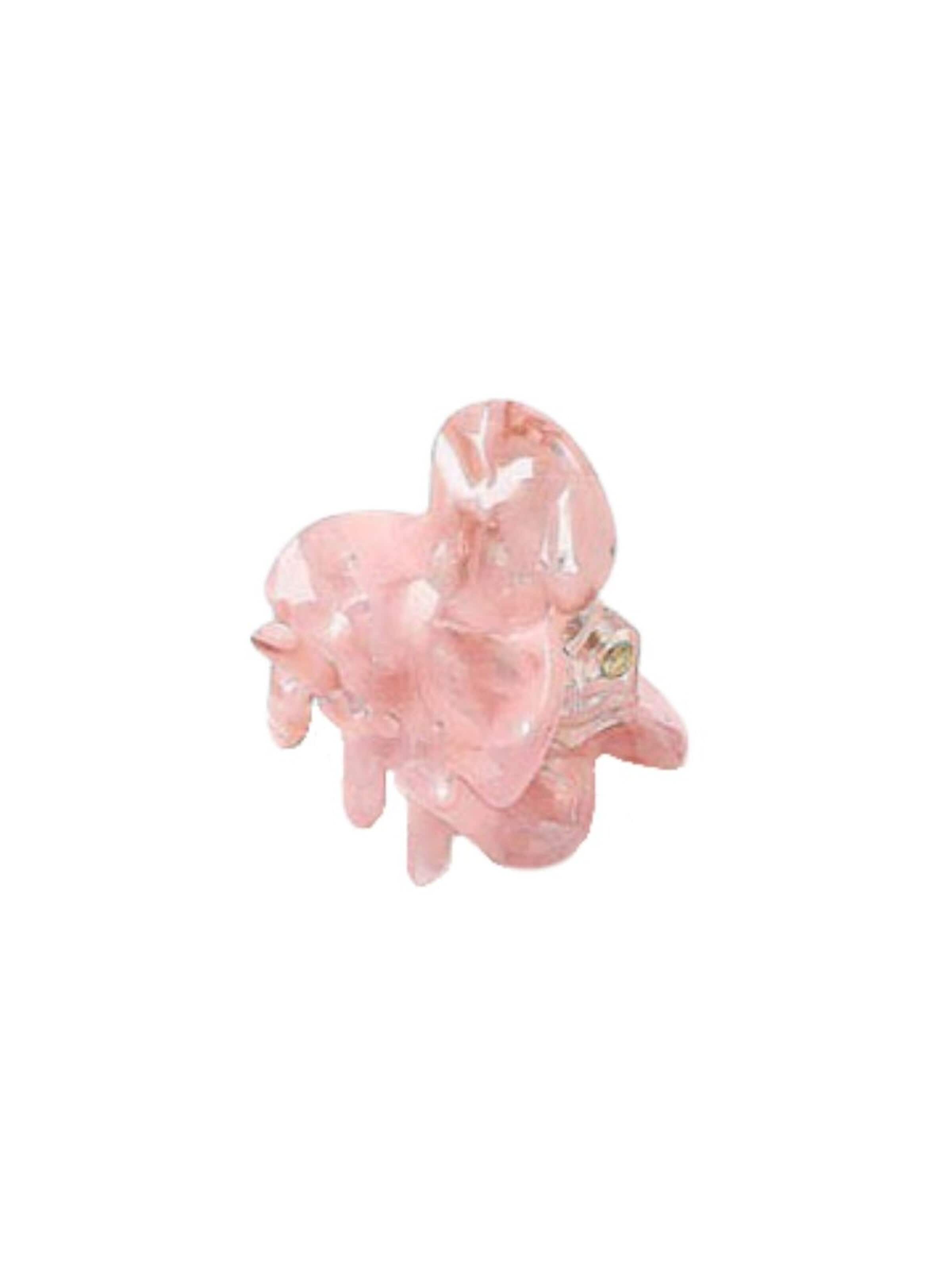 soho Hair accesoires Hårsmykke 'Hara Mini Hair Clip - Blush' i 2.5 cm x 2.5 cm i brun, Produktvisning