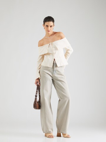 TOPSHOP - Blusa en beige