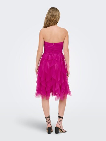 ONLY - Vestido de gala 'ONLSky' en rojo