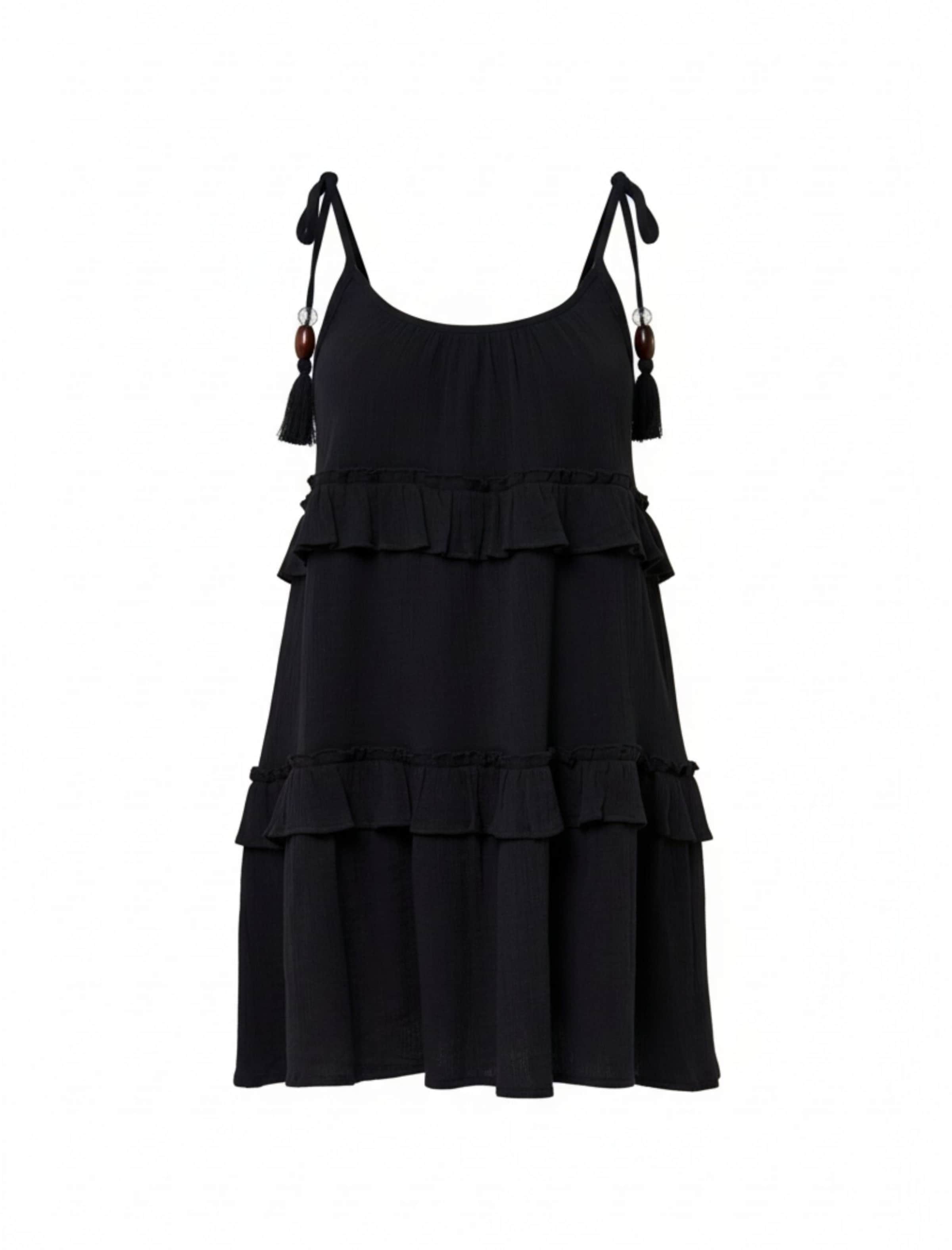 South Beach Robe en noir, Vue avec produit