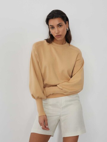 LeGer by Lena Gercke Pullover 'Lana' in Beige: Vorderseite