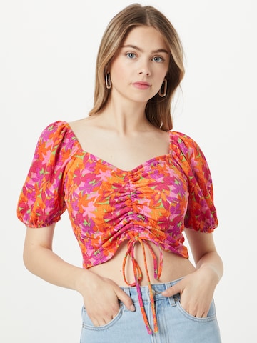 Gina Tricot Blouse 'Channa' in Gemengde kleuren: voorkant