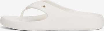 TOMMY HILFIGER T-bar sandals in White: front
