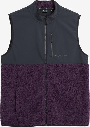 4F Sportbodywarmer in Grijs: voorkant