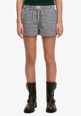 Superdry & Co Regular Broek in Blauw: voorkant