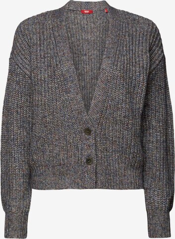 ESPRIT Knit Cardigan in Grey: front