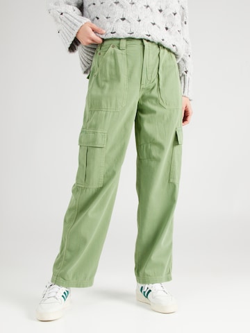 BILLABONG Avar lõige Klapptaskutega püksid, värv roheline: eest vaates