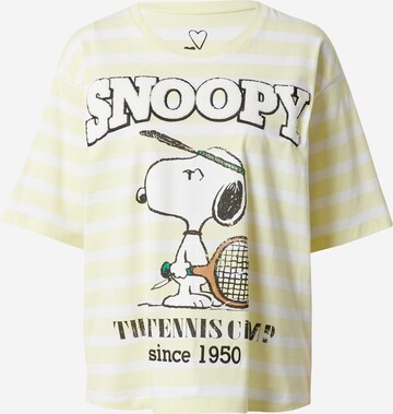 Frogbox Tričko 'Snoopy' – žlutá: přední strana