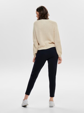 Only Petite Slimfit Hose 'POPTRASH' in Blau