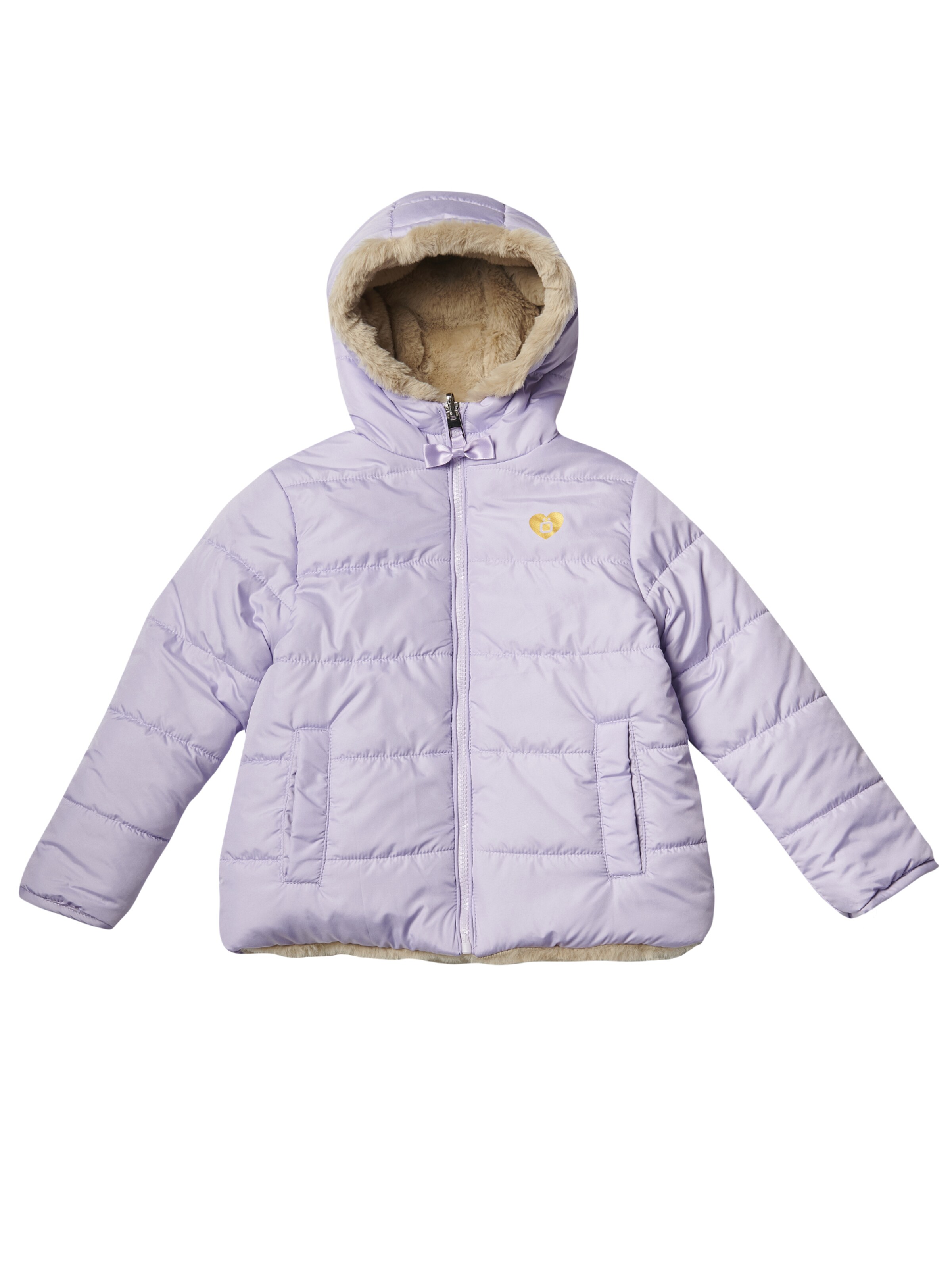 KOROSHI Winterjacke in Beige