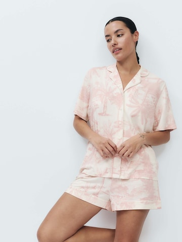 Pyjama Marks & Spencer en beige : devant
