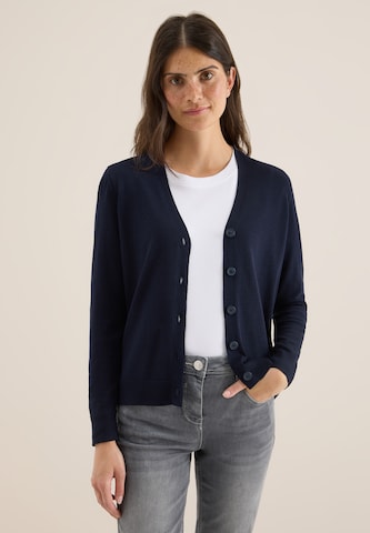 CECIL Knit Cardigan in Blue: front