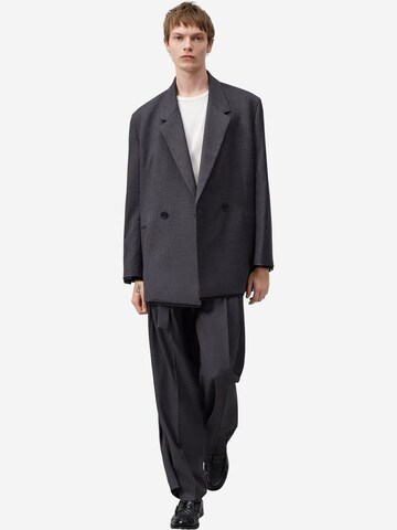 Wide leg Pantaloni con pieghe di Adolfo Dominguez in grigio