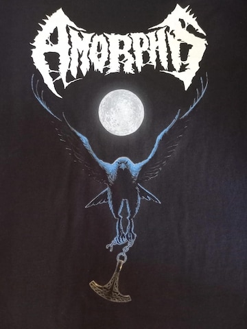 Felpa 'Amorphis Black Winter Day  Sweatshirt Sweatshirt' di Amorphis in nero