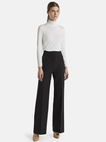 Nicowa Wide leg Pants 'Corino' in Black: front