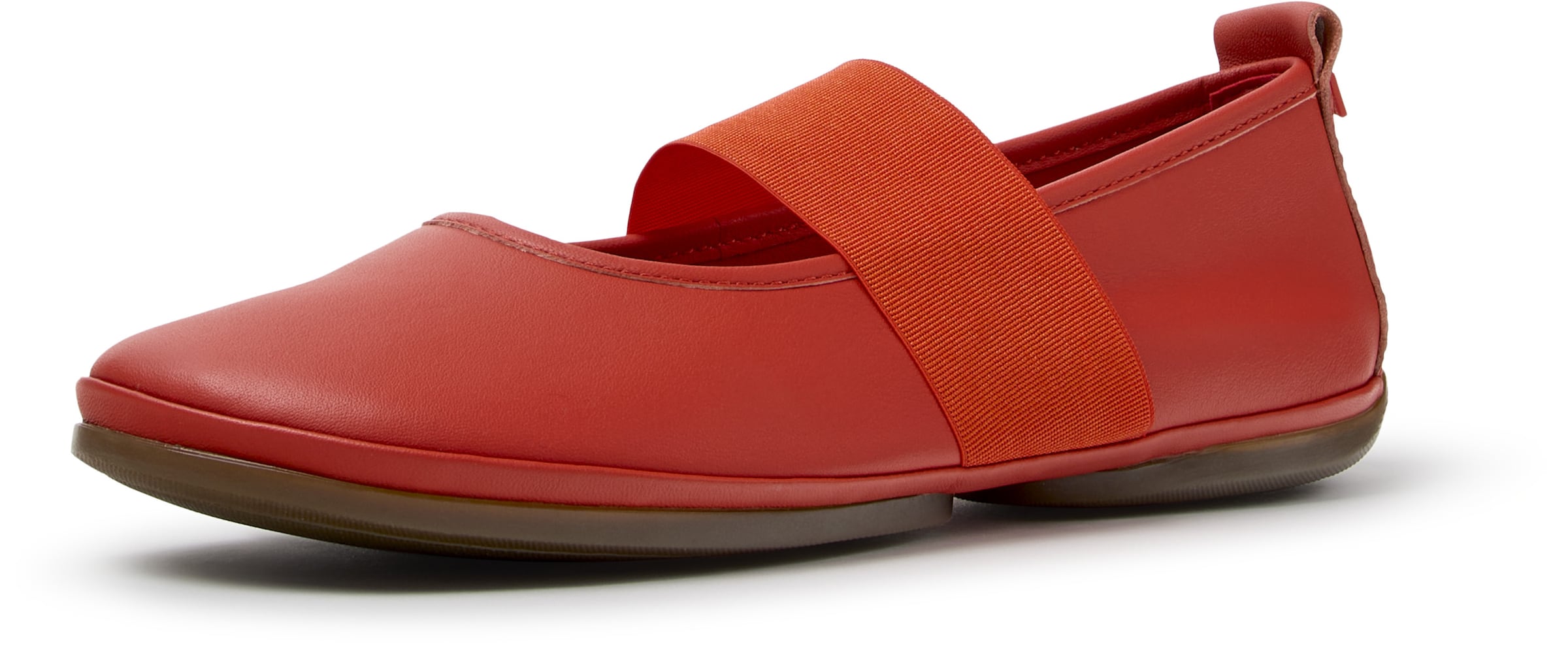 Ballerines à lanières 'Nina' CAMPER en rouge : devant