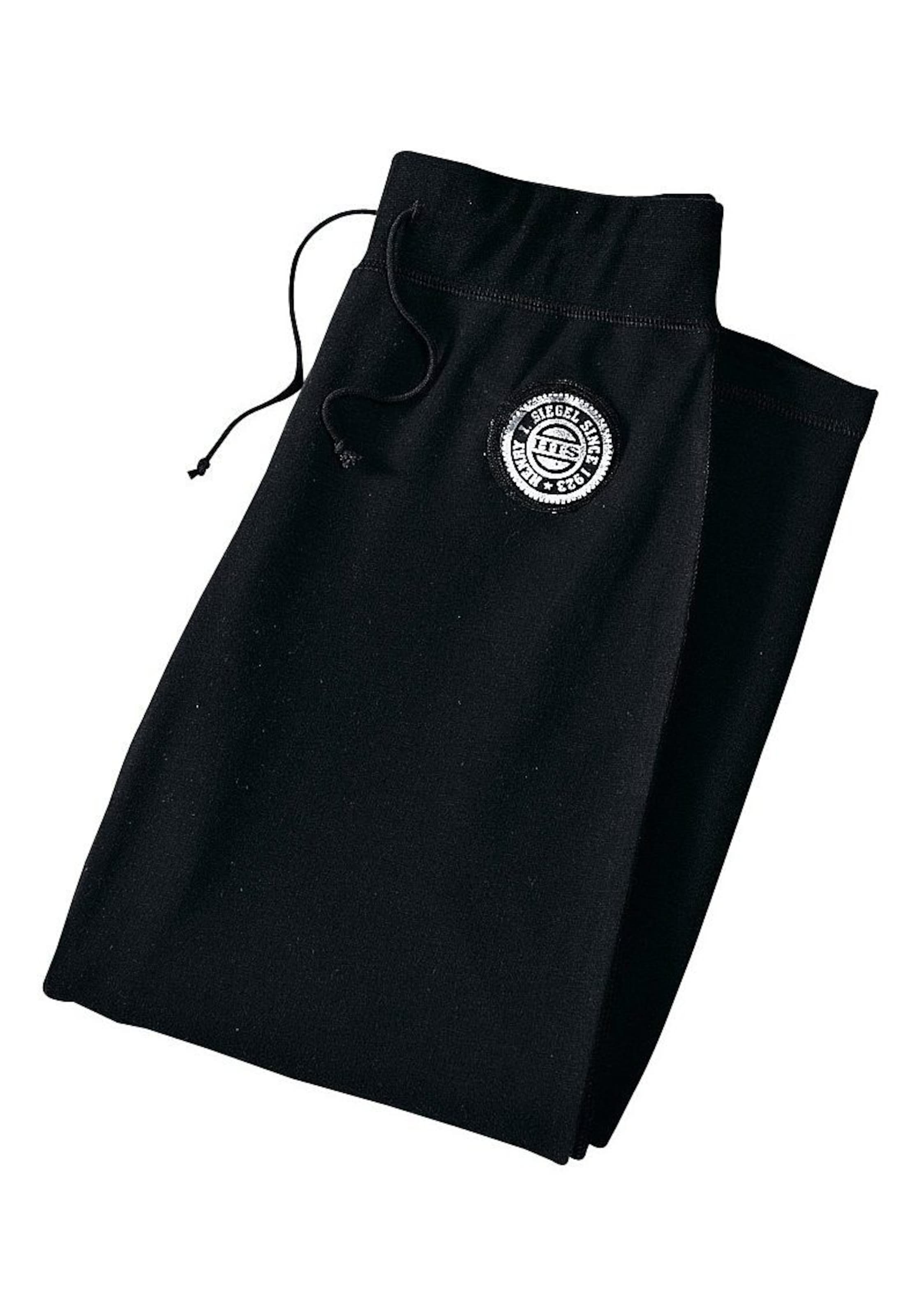 H.I.S Široke hlačnice Hlače | črna barva