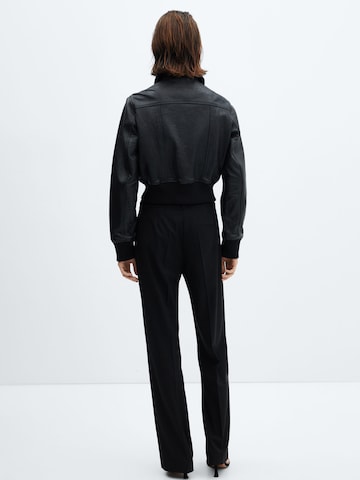 MANGO Regular Pleated Pants 'Leo' in Black