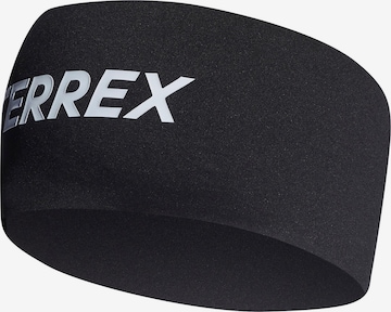 adidas Terrex Athletic Headband in Black: front