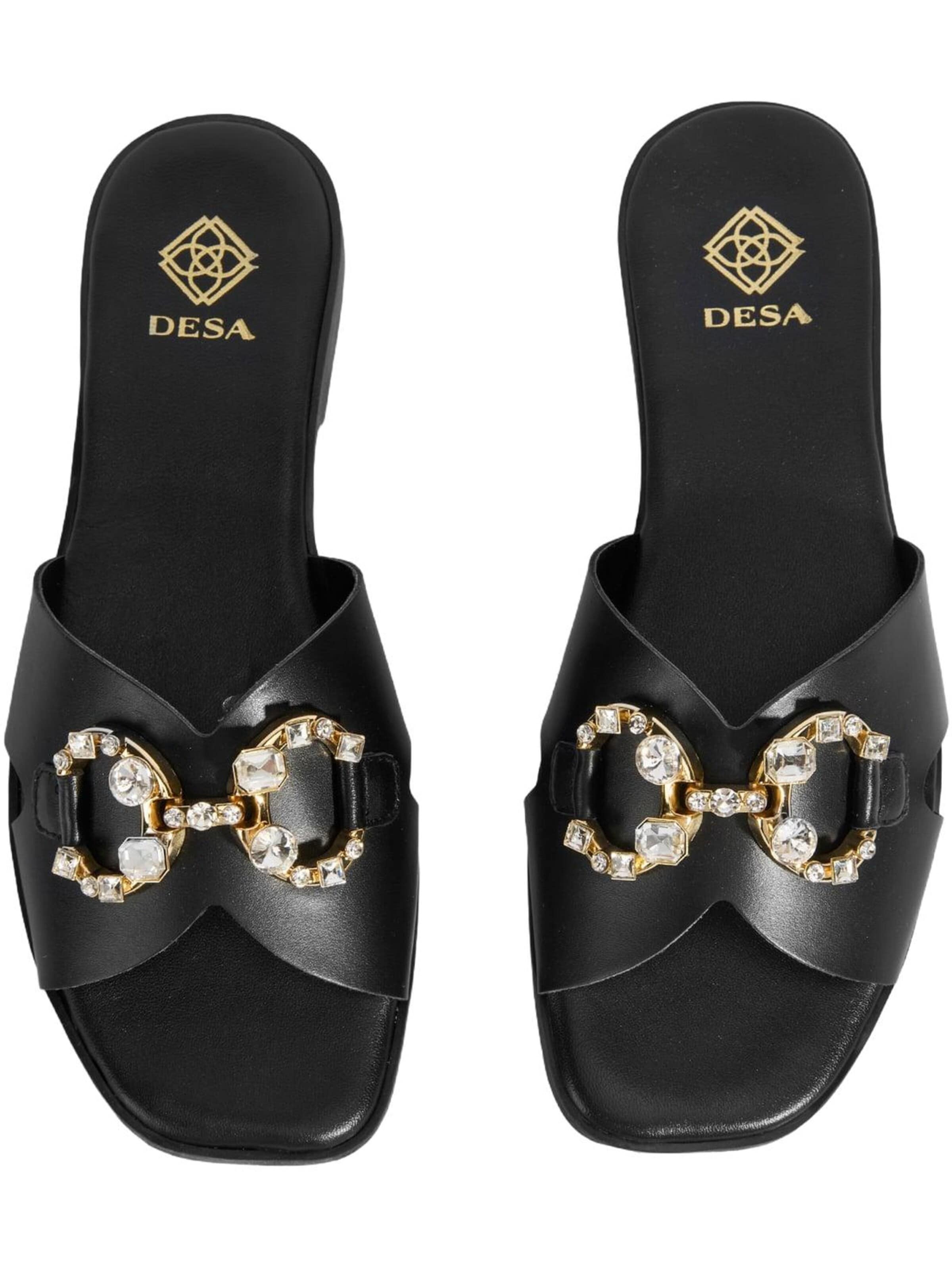 Desa Mule 'Hausschuhe' in Black