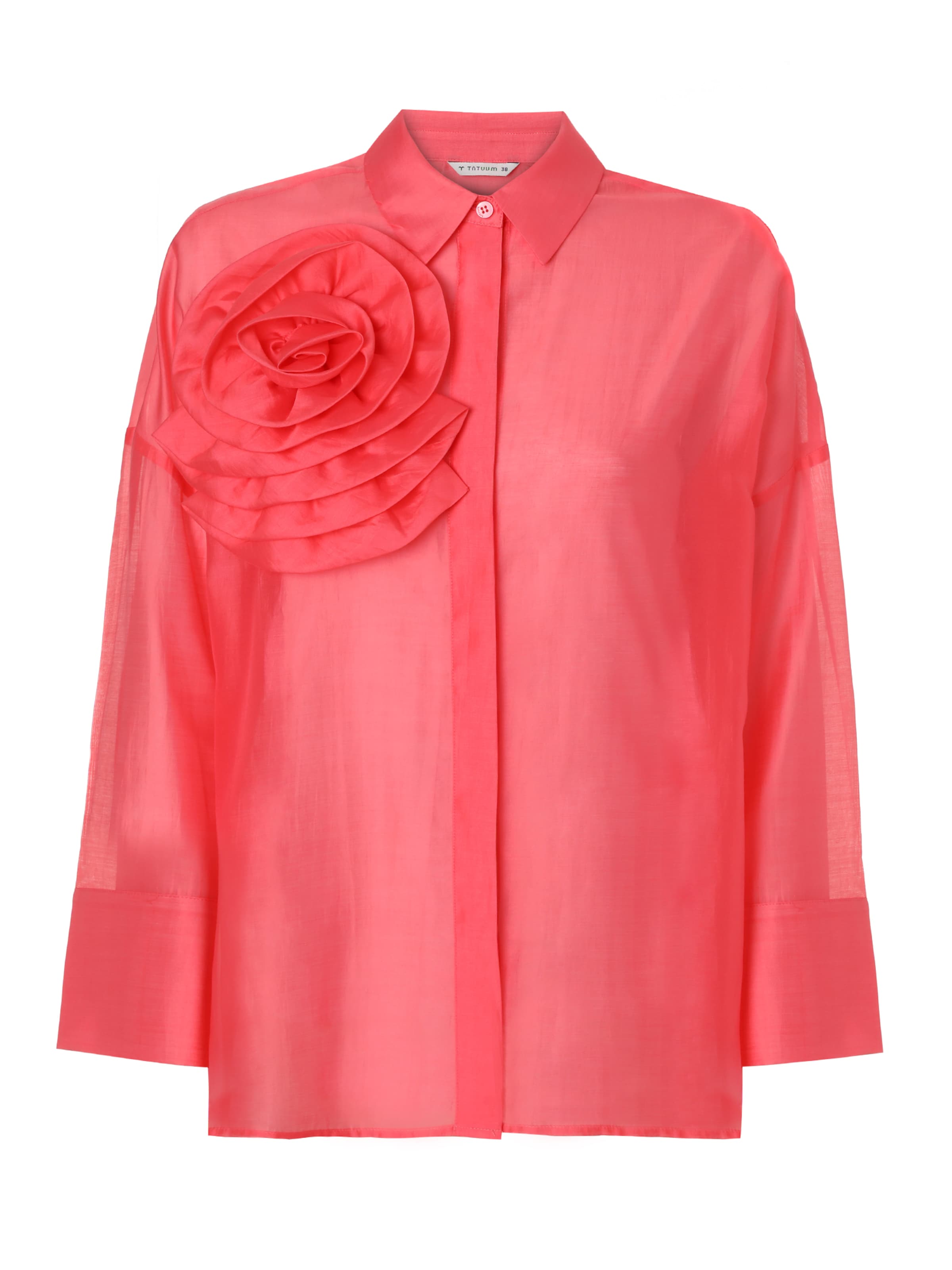 Chemisier 'Clare' TATUUM en rouge : devant