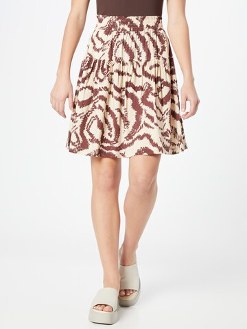 Soft Rebels Skirt 'Amora' in Brown: front