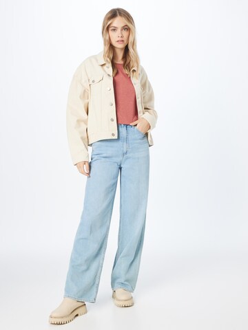 VERO MODA Tričko 'LAVA' - Červená