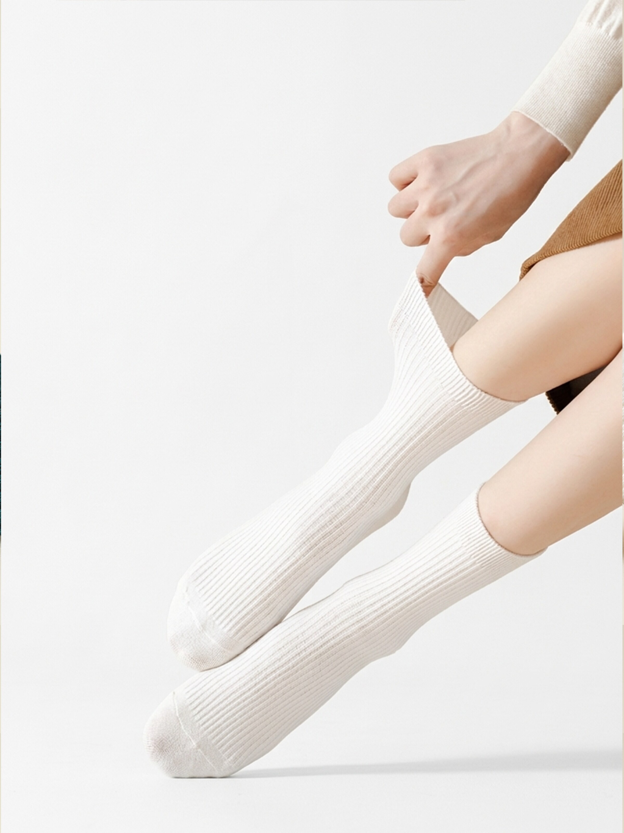 Millo Socks 'Cosy Steps Mix' in White