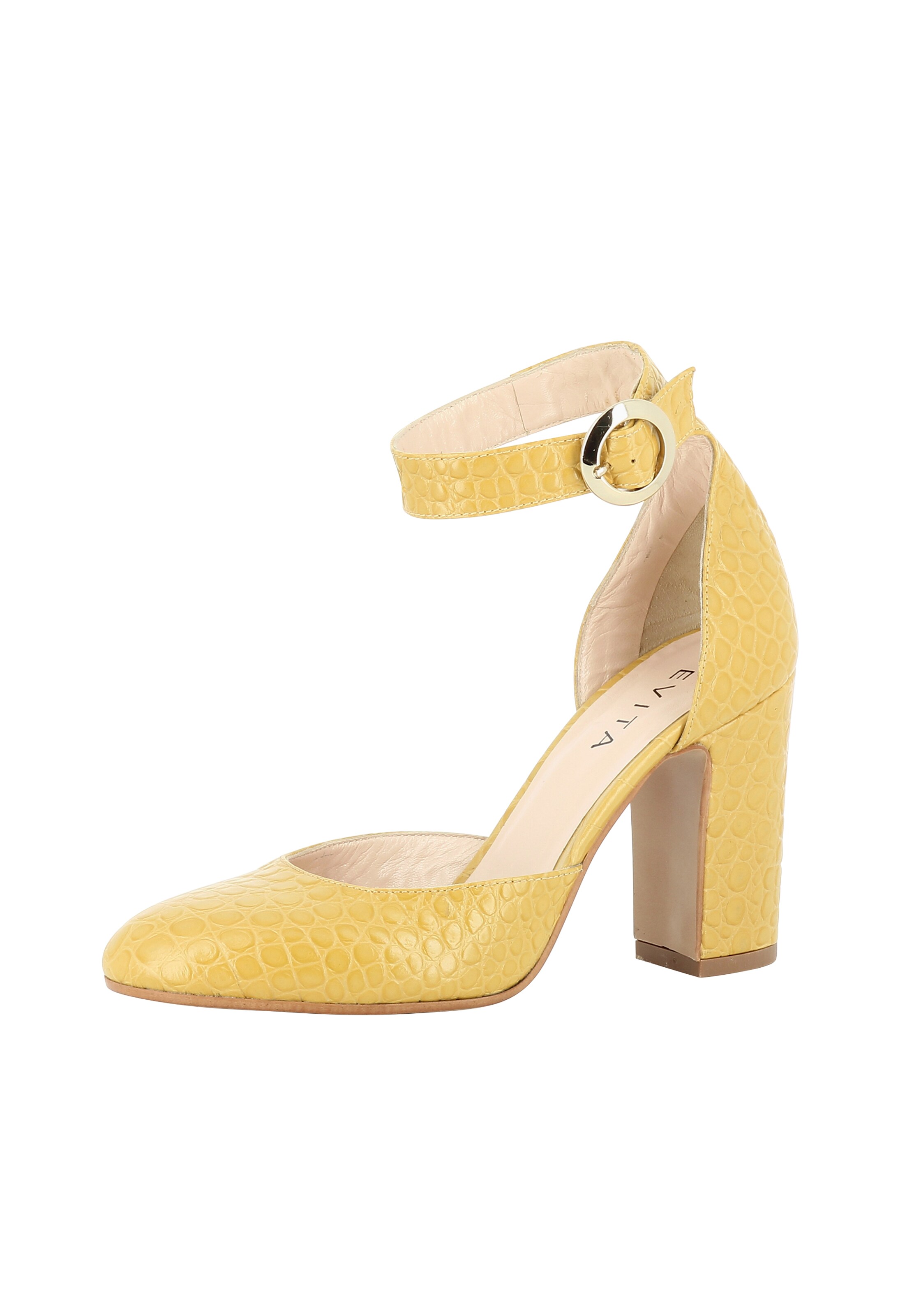 EVITA Slingback pumps in Yellow: front