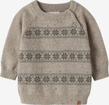 Pull-over Lil'Atelier en marron : devant