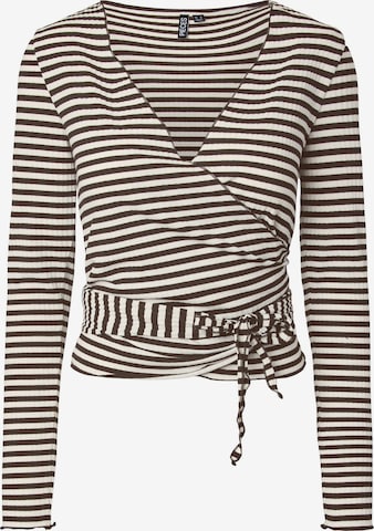 PIECES Shirts 'PCLaya' i brun: forside