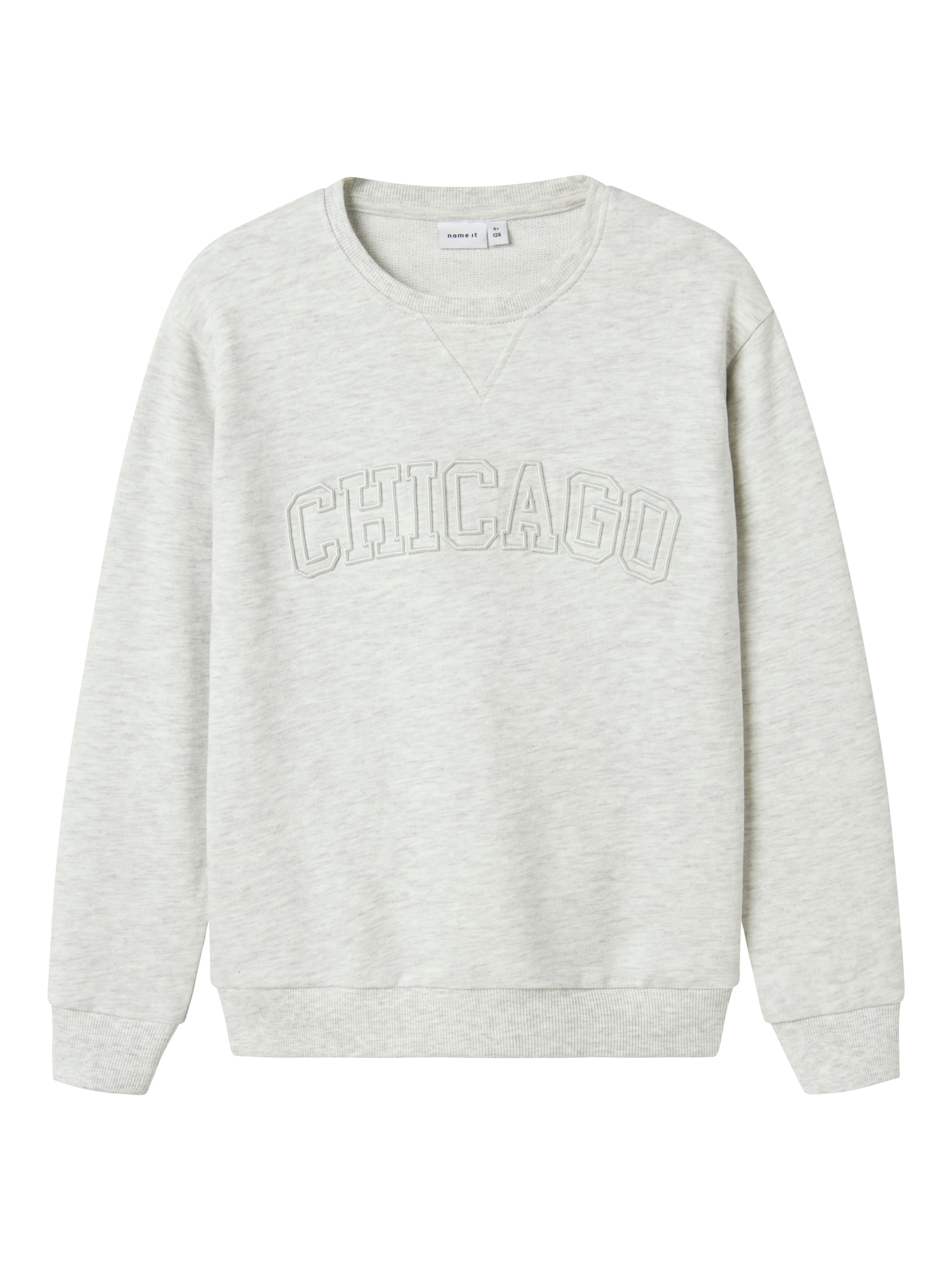 pelēks NAME IT Sportisks džemperis 'NKMLester': no priekšpuses