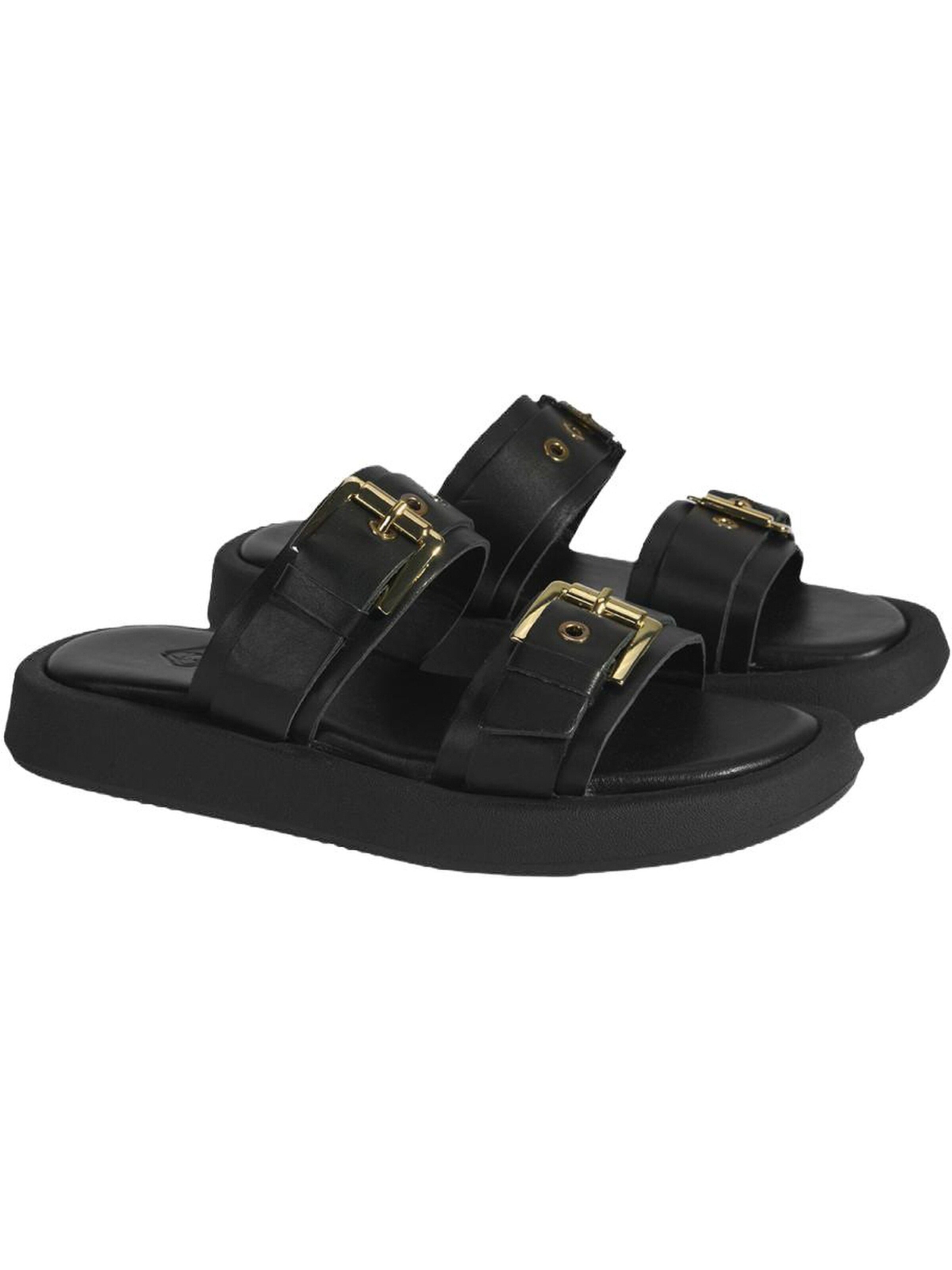 Desa Slippers 'Hausschuhe' in Black