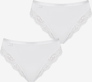 Slip ' Romance ' SLOGGI en blanc : devant