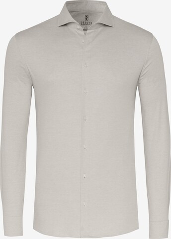 Chemise business DESOTO en beige : devant