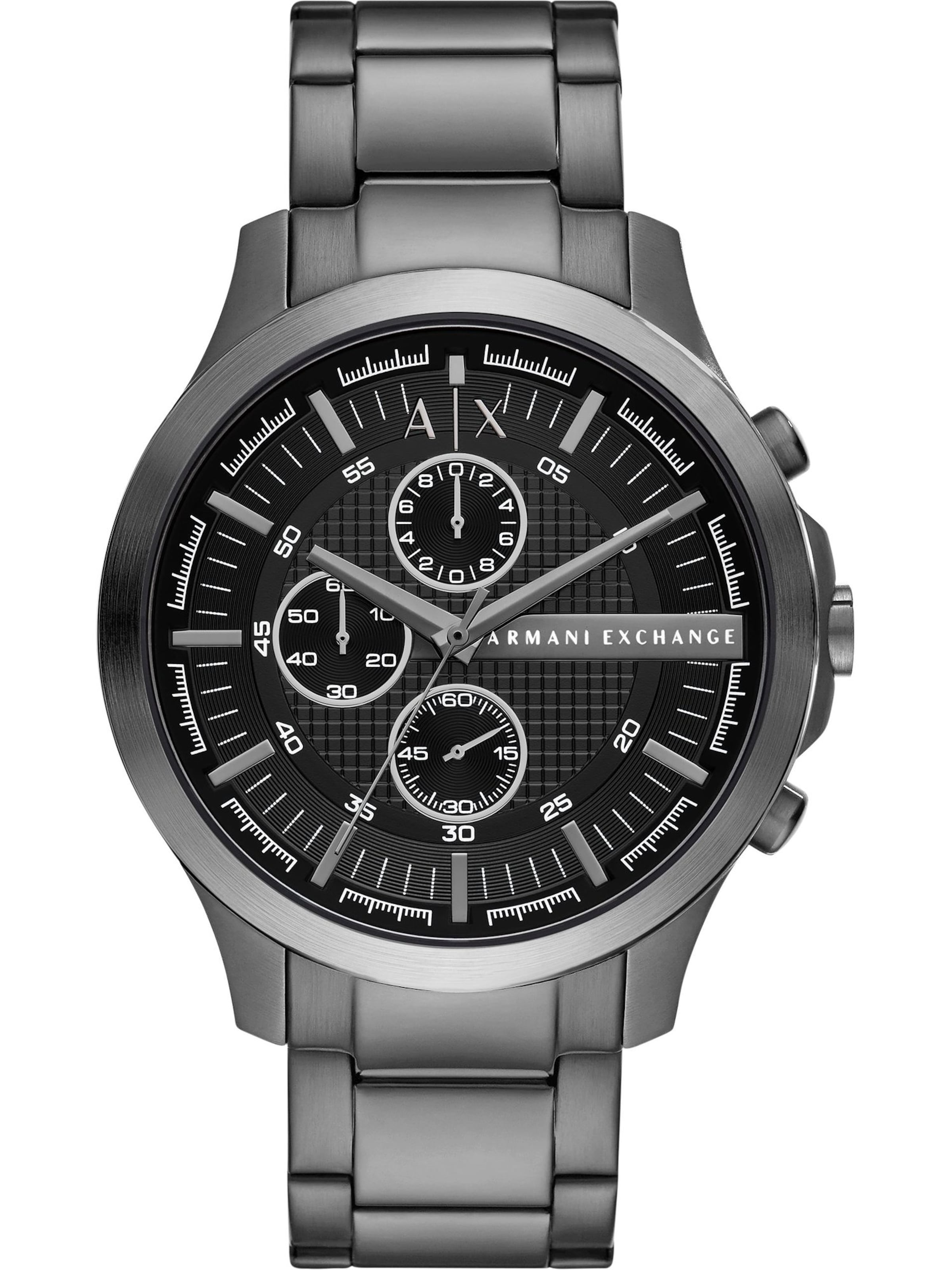 ARMANI EXCHANGE Uhr in basaltgrau / schwarz / weiß, Produktansicht