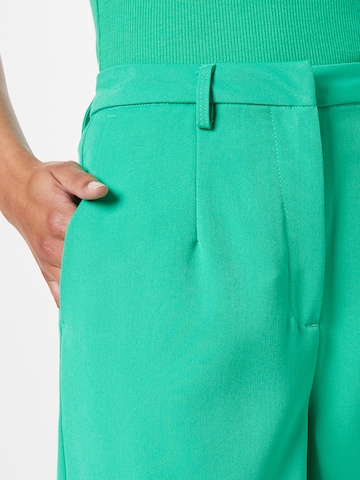 Wide Leg Pantalon à pince minimum en vert