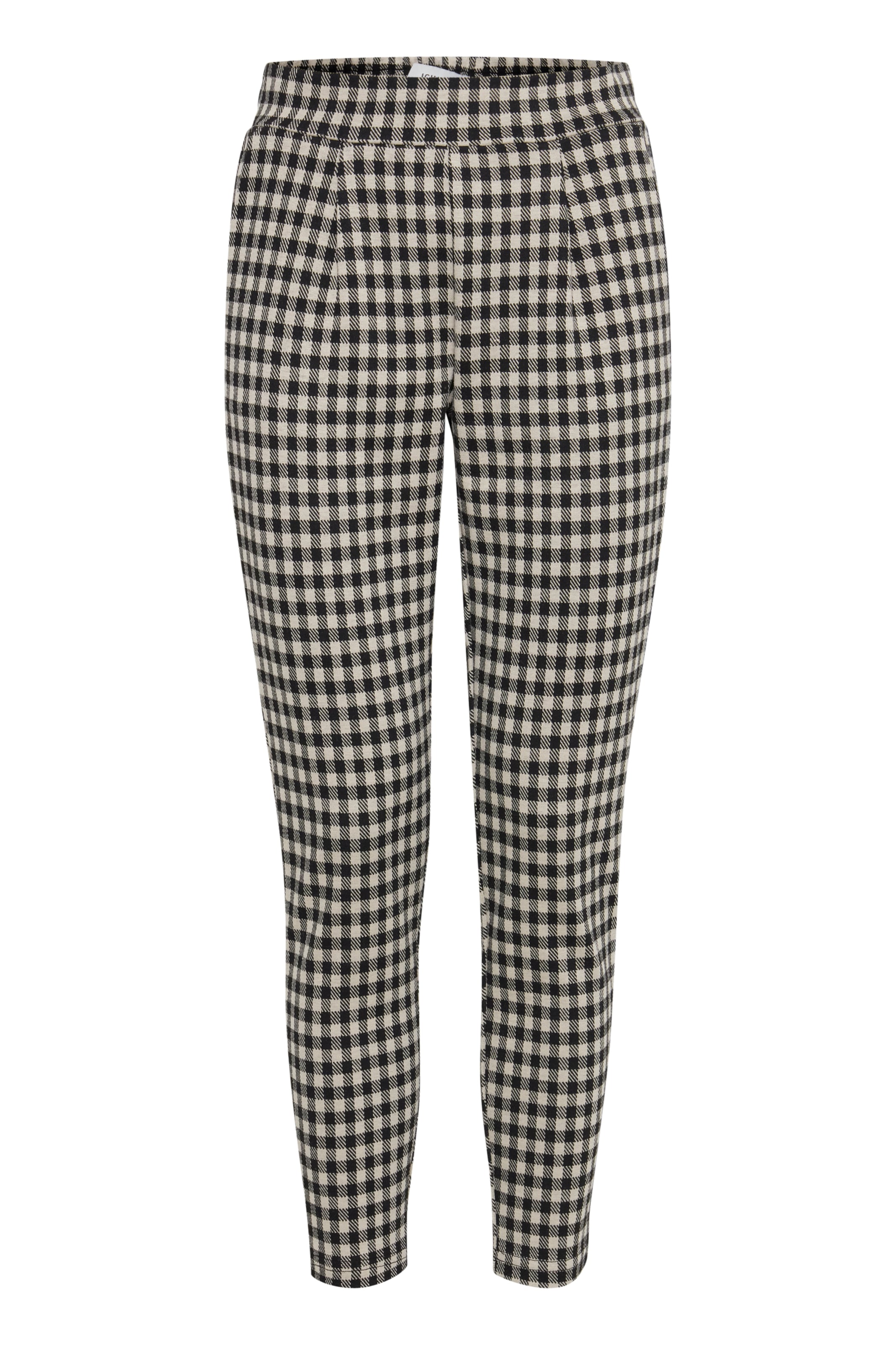 ICHI Bukser 'KATE CHECKY PA2' i sort / hvid, Produktvisning