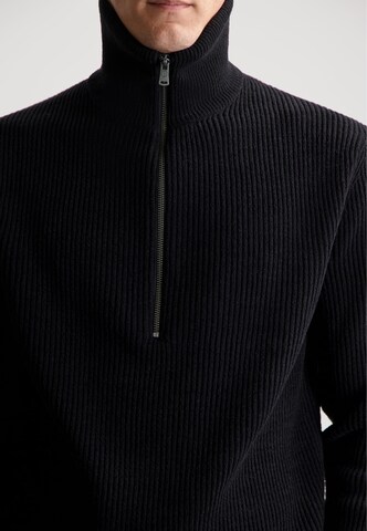 Dstrezzed Pullover 'Josiah Skipper' in Schwarz