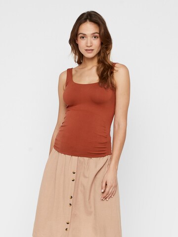 MAMALICIOUS Top 'HEAL' in Brown: front