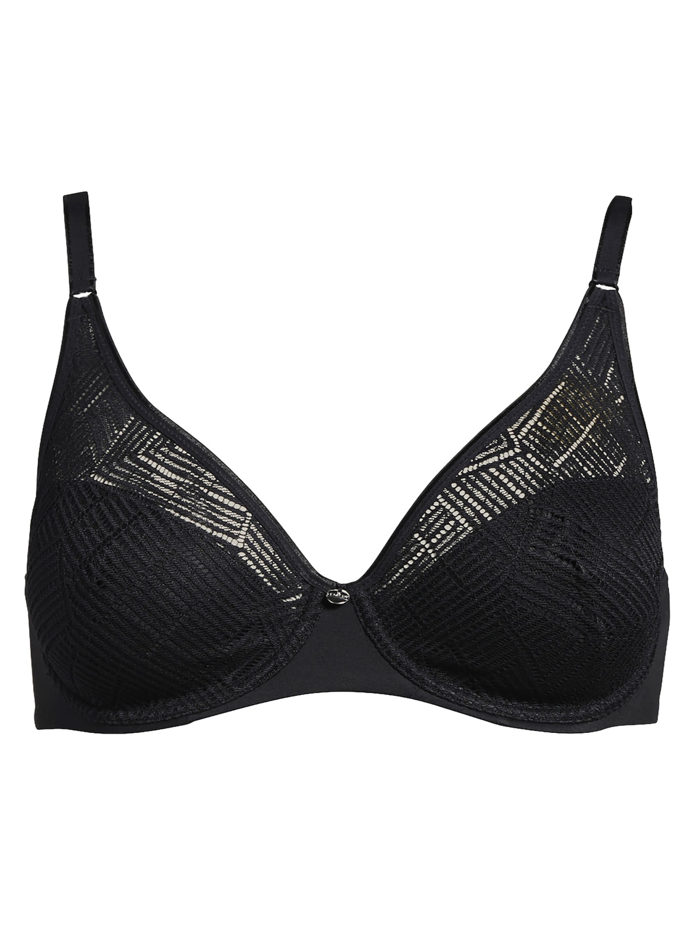Chantelle T-shirt Bra 'Easy Feel Emma' in Black: front