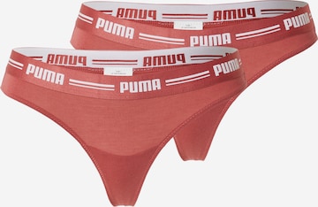 PUMA Athletic Underwear in Red: front