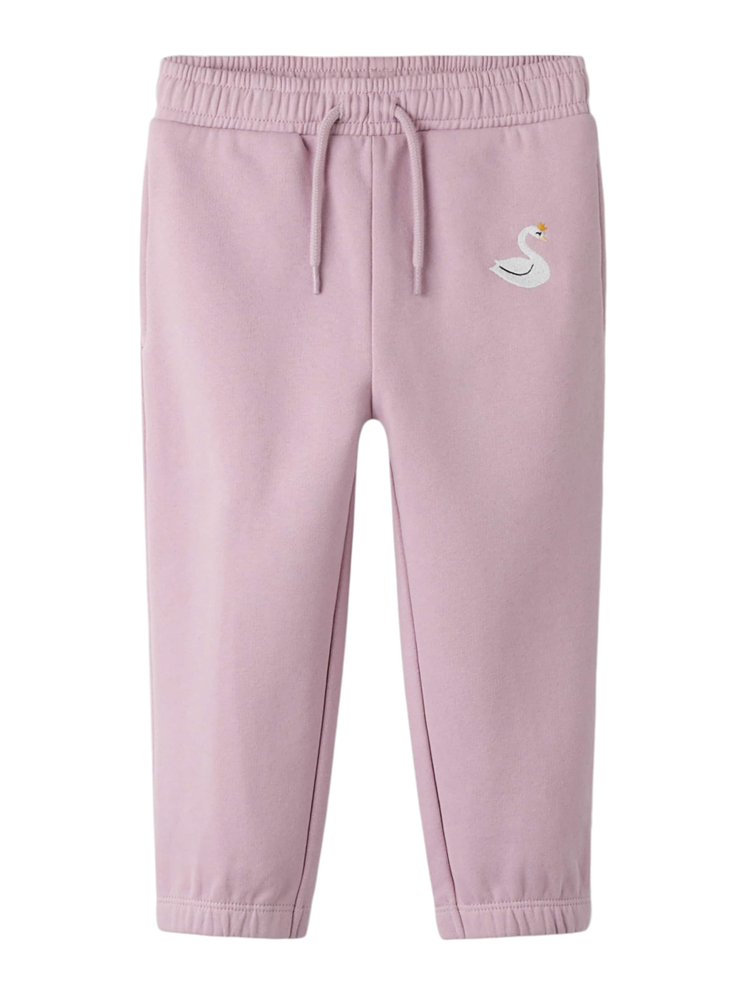 NAME IT - Tapered Calças 'NMFVALLENE' em rosa: frente