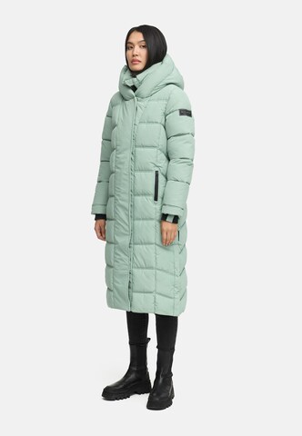 Manteau d’hiver 'Engelsfeder XIV' NAVAHOO en vert : devant
